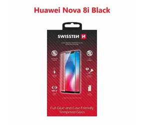 SWISSTEN FULL GLUE COLOR FRAME CASE FRIENDLY sklo pro HUAWEI NOVA 8i černá