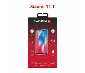 SWISSTEN FULL GLUE COLOR FRAME CASE FRIENDLY sklo pro XIAOMI 11 T černá