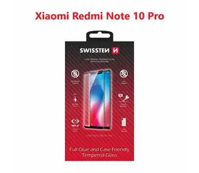 SWISSTEN FULL GLUE COLOR FRAME CASE FRIENDLY sklo pro XIAOMI REDMI NOTE 10 PRO černá