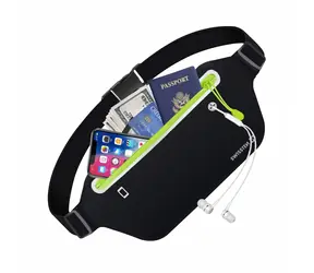 SWISSTEN WAIST BAG pouzdro pro až 7" černá / Obvod pasu: až 77 - 120cm