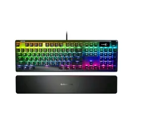 SteelSeries Apex 7 - Red (DE) černá / mechanická klávesnice / Red Switch / červené podsvícení / DE layout
