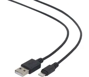 Gembird CC-USB2-AMLM-1M černá / ligtning / USB 2.0 / 1m