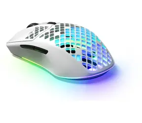 SteelSeries Aerox 3 Wireless Snow bílá / Herní myš / optická / 18000DPI / USB-A / 2m / 6 tlačítek