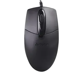 A4tech OP-720 černá / Optická myš / 1200 DPI / 3 tlačítka / USB / 1.5 m