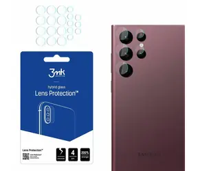 3mk Lens Hybridní sklo ochrana kamery pro Samsung Galaxy S22 Ultra (SM-S908) 4ks