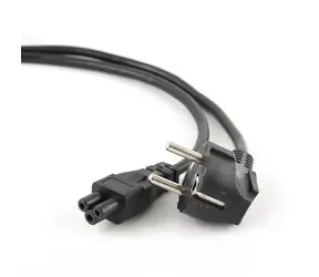 Gembird PC-186-ML12-1M černá / napájecí kabel / CEE7/7 C5 /euro / 1m