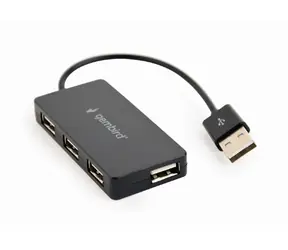 Gembird UHB-U2P4-04 černá / HUB / 4 porty / USB-A