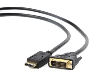 Gembird CC-DPM-DVIM-6 adaptér DisplayPort (M) na DVI (M) černá / 1.8m