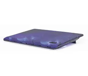 Gembird NBS-2F15-05 černá / chladicí podložka pod notebook / 15.6" / 2x LED ventilátor