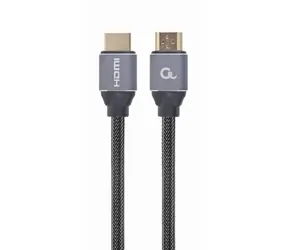 Gembird CCBP-HDMI-7.5M Premium kabel HDMI-M - HDMI-M 7.5m šedá/ stíněný / zlacené kontakty