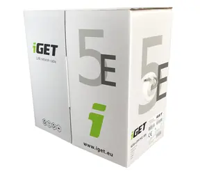 iGET instalační kabel CAT5e UTP PVC 305m box