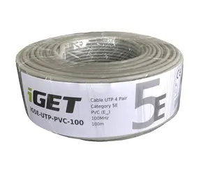 iGET instalační kabel CAT5e UTP PVC 100m role