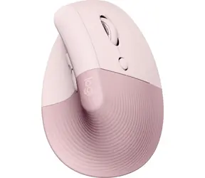 Logitech Lift Vertical Ergonomic Mouse růžová