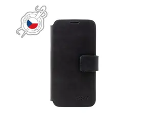 FIXED ProFit Kožené pouzdro typu kniha pro Apple iPhone 13 černá