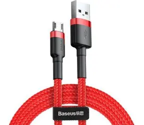 Baseus CAMKLF-C09 kabel USB-A na microUSB červená / 2 m