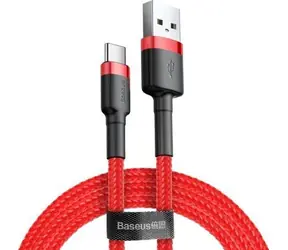 Baseus CATKLF-U09 kabel USB-A na USB-C červená / 3 m
