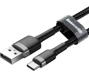 Baseus CATKLF-BG1 kabel USB-A na USB-C černá / 1 m