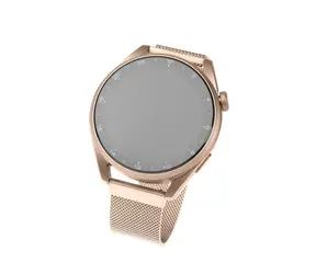 FIXED Mesh Strap Síťovaný nerezový řemínek s šířkou 20mm pro smartwatch růžově-zlatá