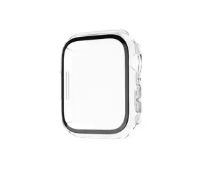 FIXED Pure Ochranné pouzdro s temperovaným sklem pro Apple Watch 41mm čirá