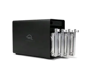 OWC OWCTB3SRKIT0GB ThunderBay 4 / dokovací stanice pro HDD / 4x 3.5"&2.5" SATA III / 2x ThunderBolt 3 / 1xDP / RAID