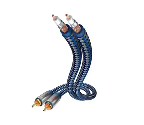 In-akustik Premium Audio kabel  1.5 m / 2x Cinch (M) - 2x Cinch (M)