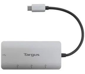 Targus USB-C hub stříbrná / 4 portový USB rozbočovač / 4 x USB 3.0 