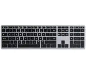 Satechi ST-BTSX3M šedá / bezdrátová klávesnice / podsvícení