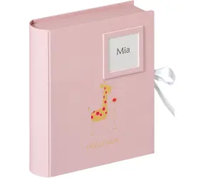 Walther Baby Animal Baby Photo Memory Box růžová žirafa 