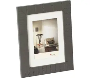 Walther Home 10x15 Dřevěný foto rám šedá