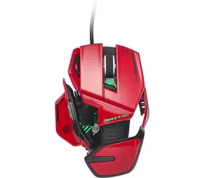 MadCatz R.A.T 8+ ADV červená / Herní myš / Optická / 16000dpi / 11 tlačítek / USB / 1.8m / RGB