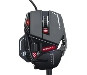 MadCatz R.A.T 8+ černá / Herní myš / Optická / 16000dpi / 11 tlačítek / USB / 1.8m / RGB