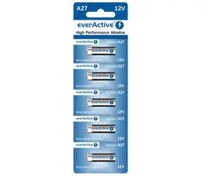 EverActive Alkalické baterie A27 12V 5ks