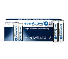 EverActive Pro Alkalické baterie AAA (LR03) 10ks 