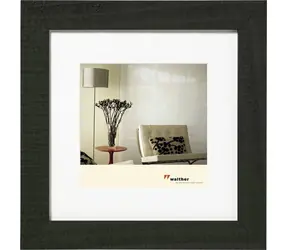 Walther Home 40x40 Dřevěný foto rám černá 