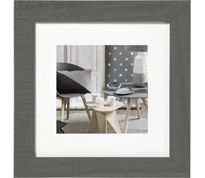 Walther Home 40x40 Dřevěný foto rám šedá 