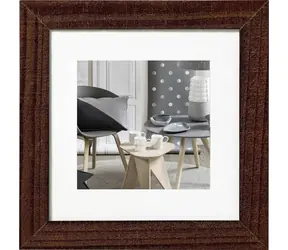 Walther Home 40x40 Dřevěný foto rám hnědá 