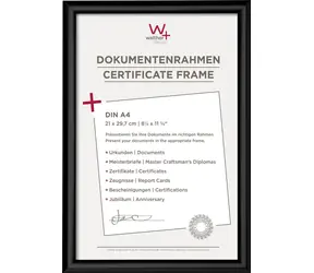 Walther Trendstyle 21x29.7 Plastový foto rám černá / DIN A4 