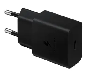 SAMSUNG EP-T1510NBEGEU černá / USB-C nabíječka / rychlé nabíjení / 15 W / 2A 