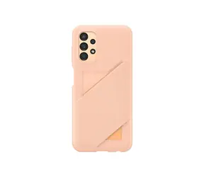 SAMSUNG zadní kryt s kapsou na kartu pro Samsung Galaxy A13 broskvová