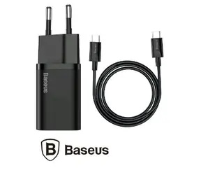 Baseus Super SI rychlonabíječka (25W) černá / 25W / USB-C / 1m