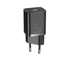 Baseus Super SI rychlonabíječka černá / 30W /  USB-C
