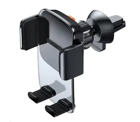 Baseus Easy Control Clamp SUYK000101 držák telefonu do auta černá / uchycení do ventilace