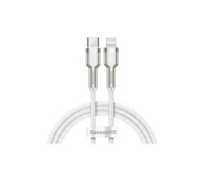 Baseus CATLJK-A02 Cafule bílá / kabel USB-C na Lightning / 20W / 1.5m