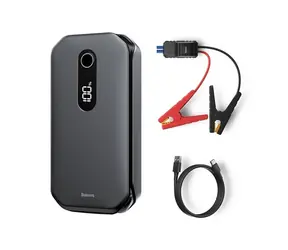 Baseus CRJS03-01 startér do auta černá / 12000mAh / 600A