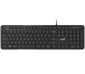 GENIUS Slimstar M200 černá /Kancelářská klávesnice / drátová /  USB / CZ+SK layout