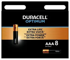 DURACELL - Optimum alkalická baterie mikrotužková AAA 8 ks