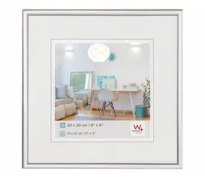Walther New Lifestyle 20x20 Plastový foto rám stříbrná 