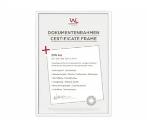 Walther New Lifestyle 21x29.7 Plastový foto rám bílá / DIN A4 