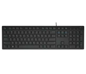 DELL KB-216 UA černá / Multimediální klávesnice / USB-A / UA layout