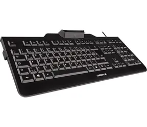 CHERRY JK-A0100DE-2 černá / Kancelářská klávesnice / drátová / USB / DE layout